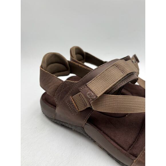 MERRELL TERRANT STRAP J91517 Men's NEW Mesh Sandals Brown US Size 12 NIB - Picture 3 of 11